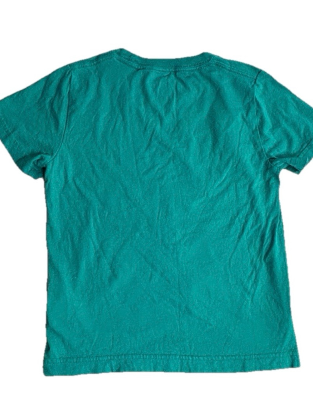 Jordan Boys Jumpman Logo Graphic Print T-Shirt Teal Size 7 Cotton Crewneck - Picture 7 of 7
